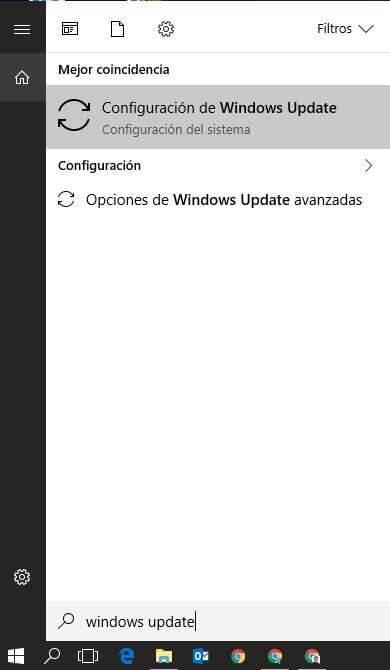 Comprobar actualizaciones automáticas de Windows